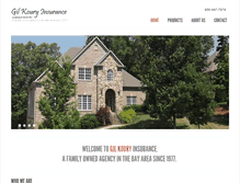 Tablet Screenshot of gilkouryinsurance.com